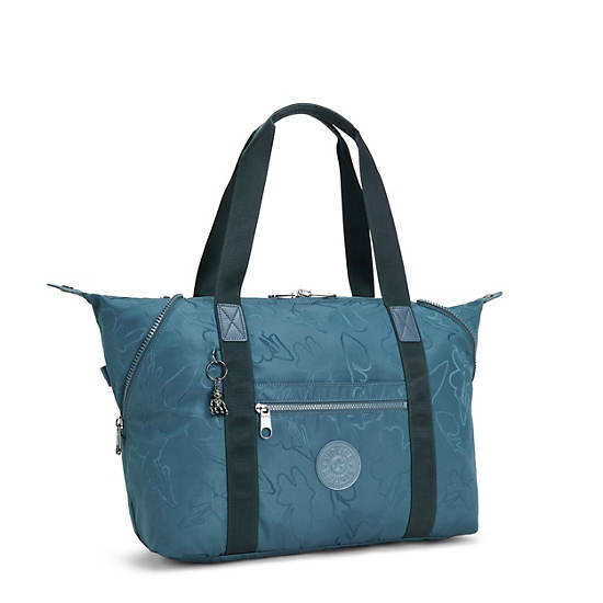 Kipling Art Medium Mode Tote Tassen Donkerblauw Grijs | België 1450RV